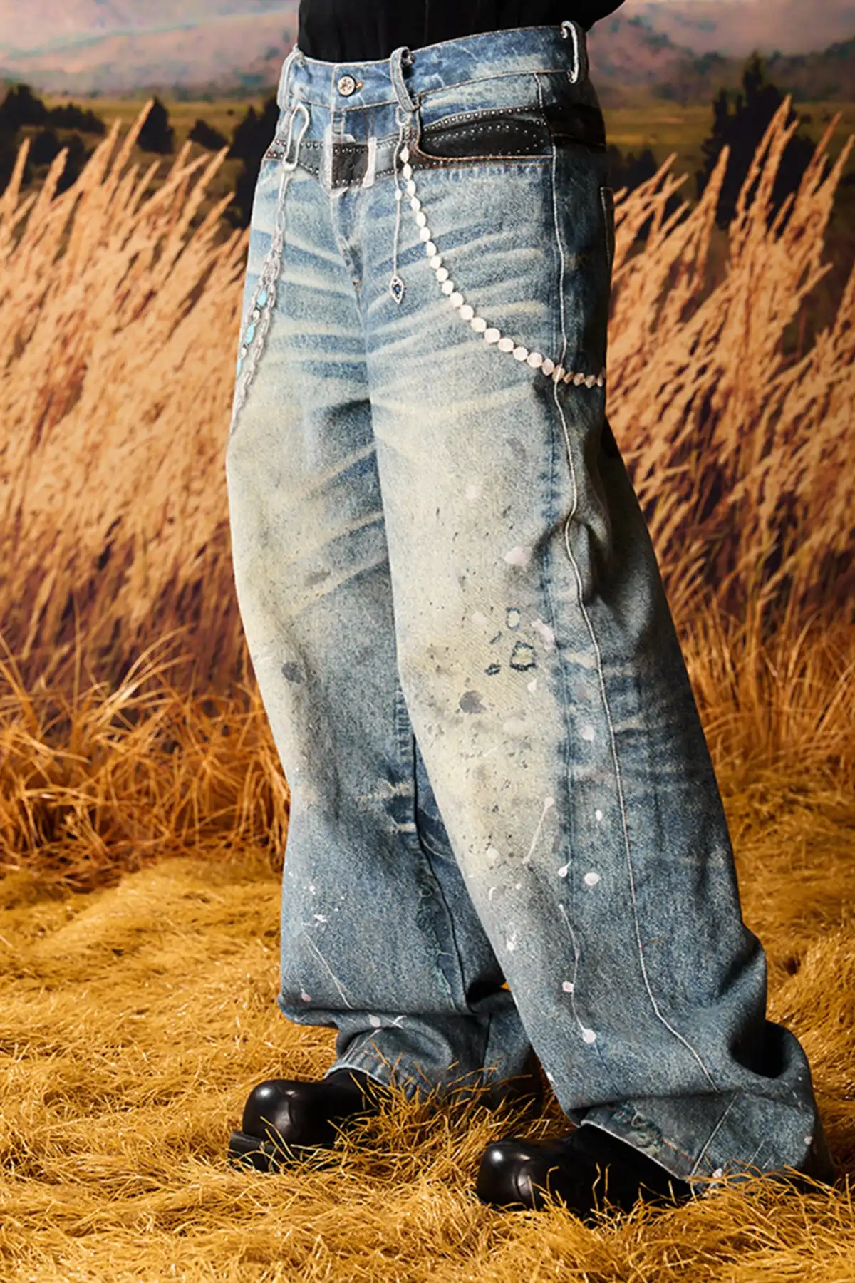 YADcrew丨3D Printed Street Vintage Jeans