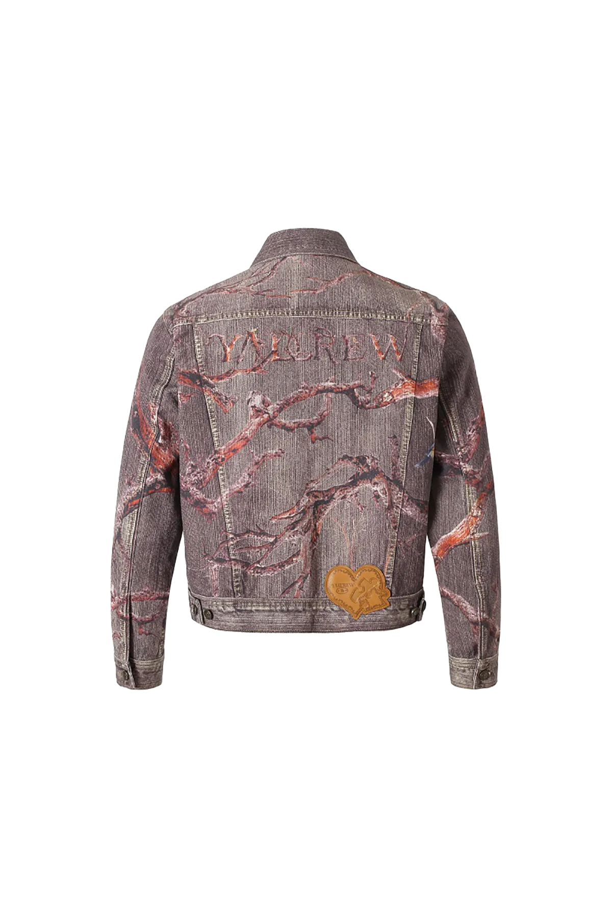 YADcrew | Autumn Forest Denim Jacket