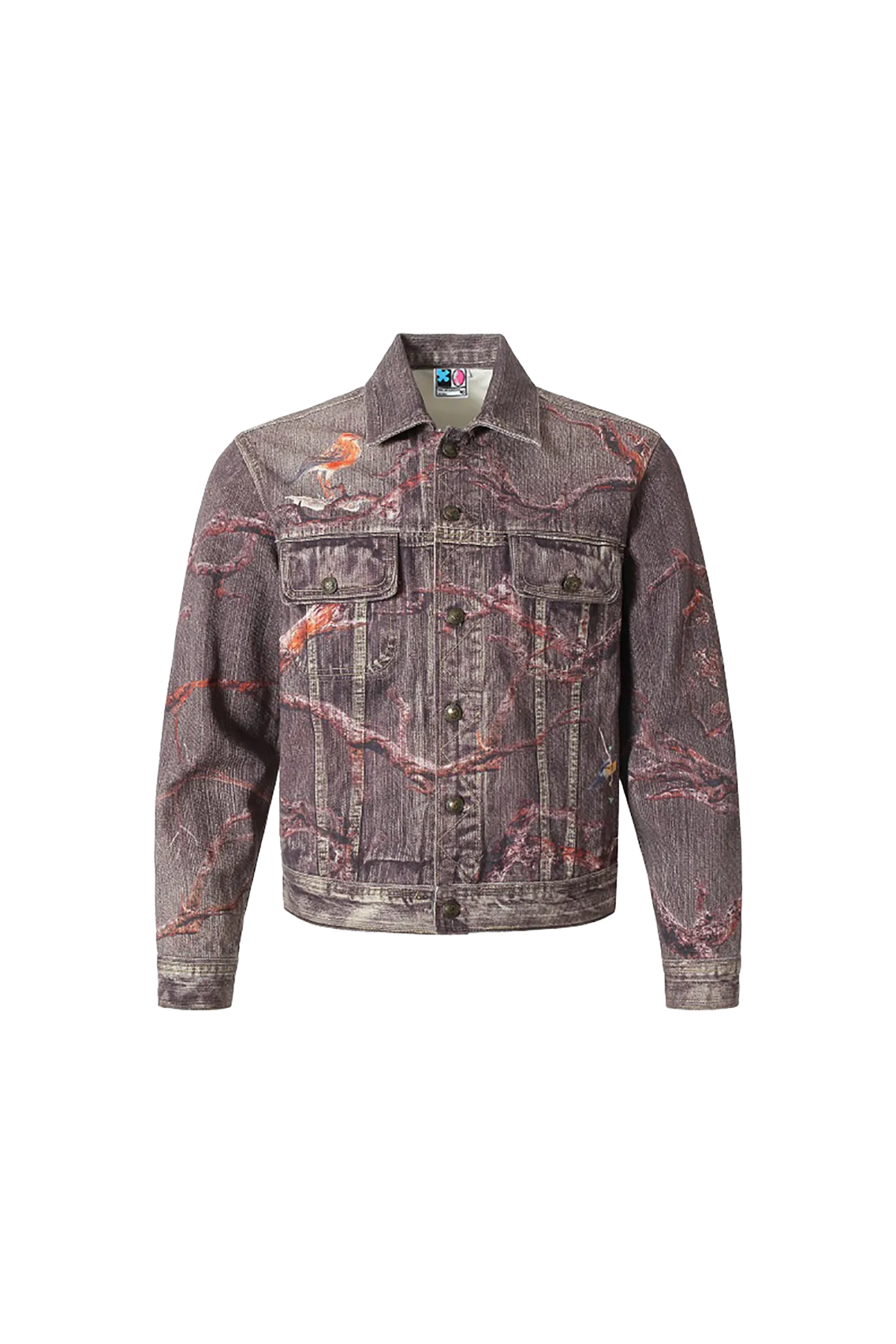 YADcrew | Autumn Forest Denim Jacket