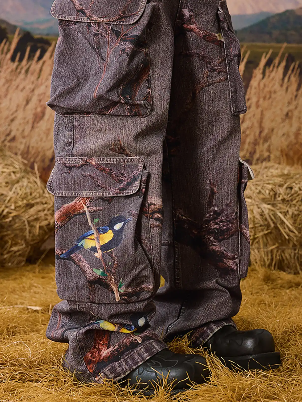 YADcrew | Autumn Forest Branches Jeans