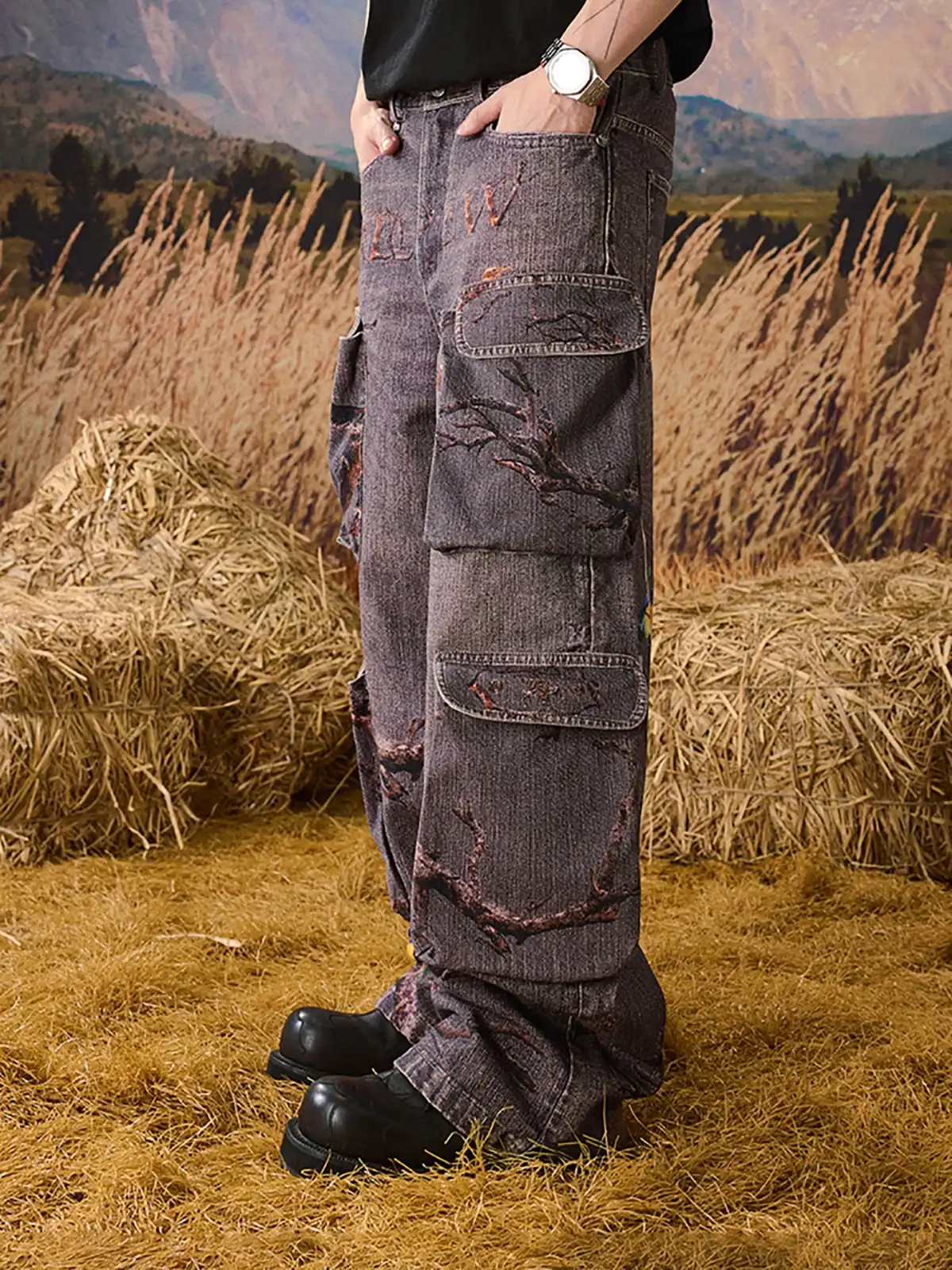 YADcrew | Autumn Forest Branches Jeans