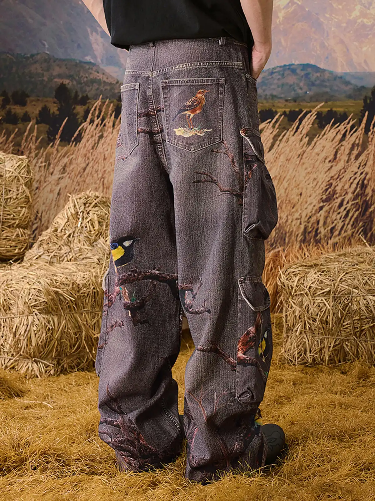 YADcrew | Autumn Forest Branches Jeans