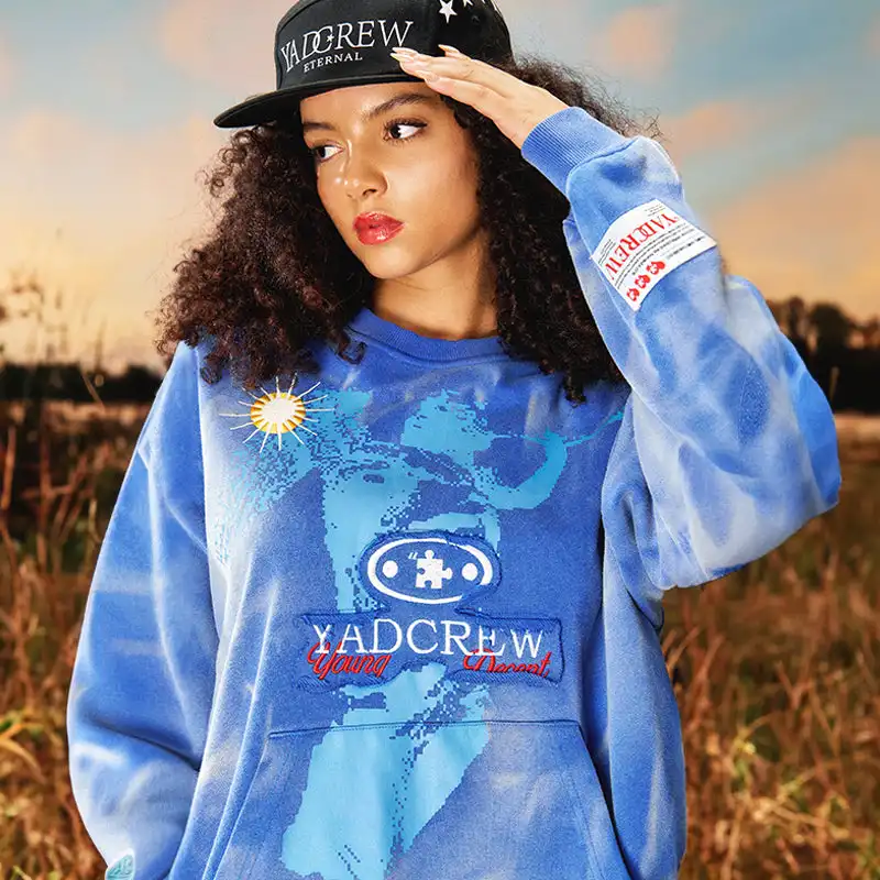 YADcrew | Angel Embroidered Hoodie