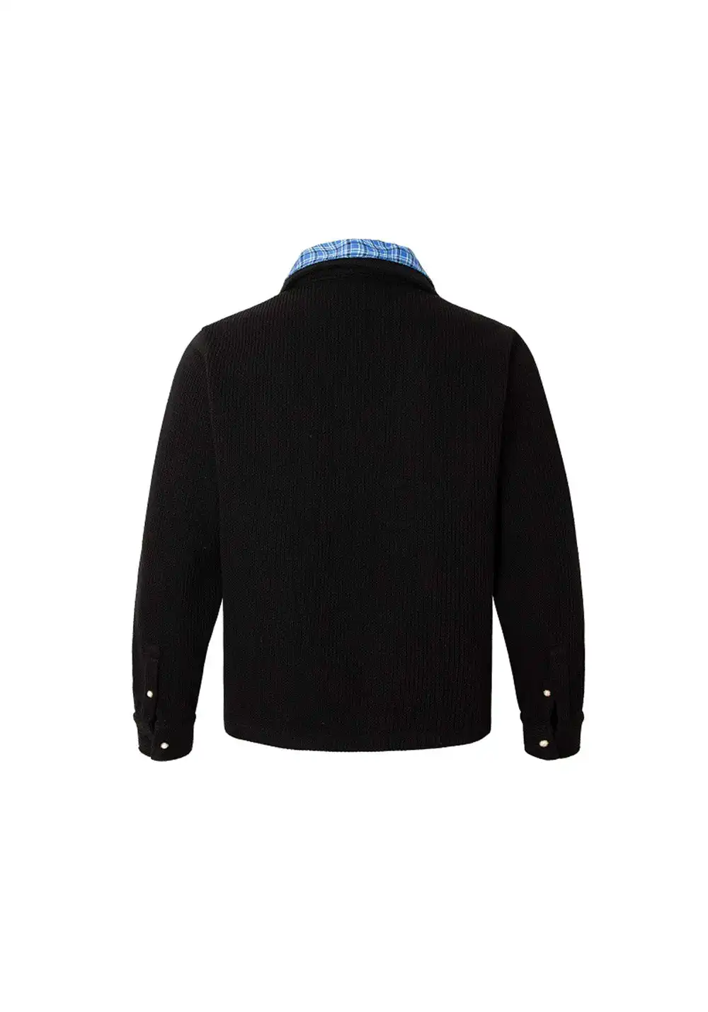 YADcrew丨Pearl LOGO Double Collar POLO Long Sleeve