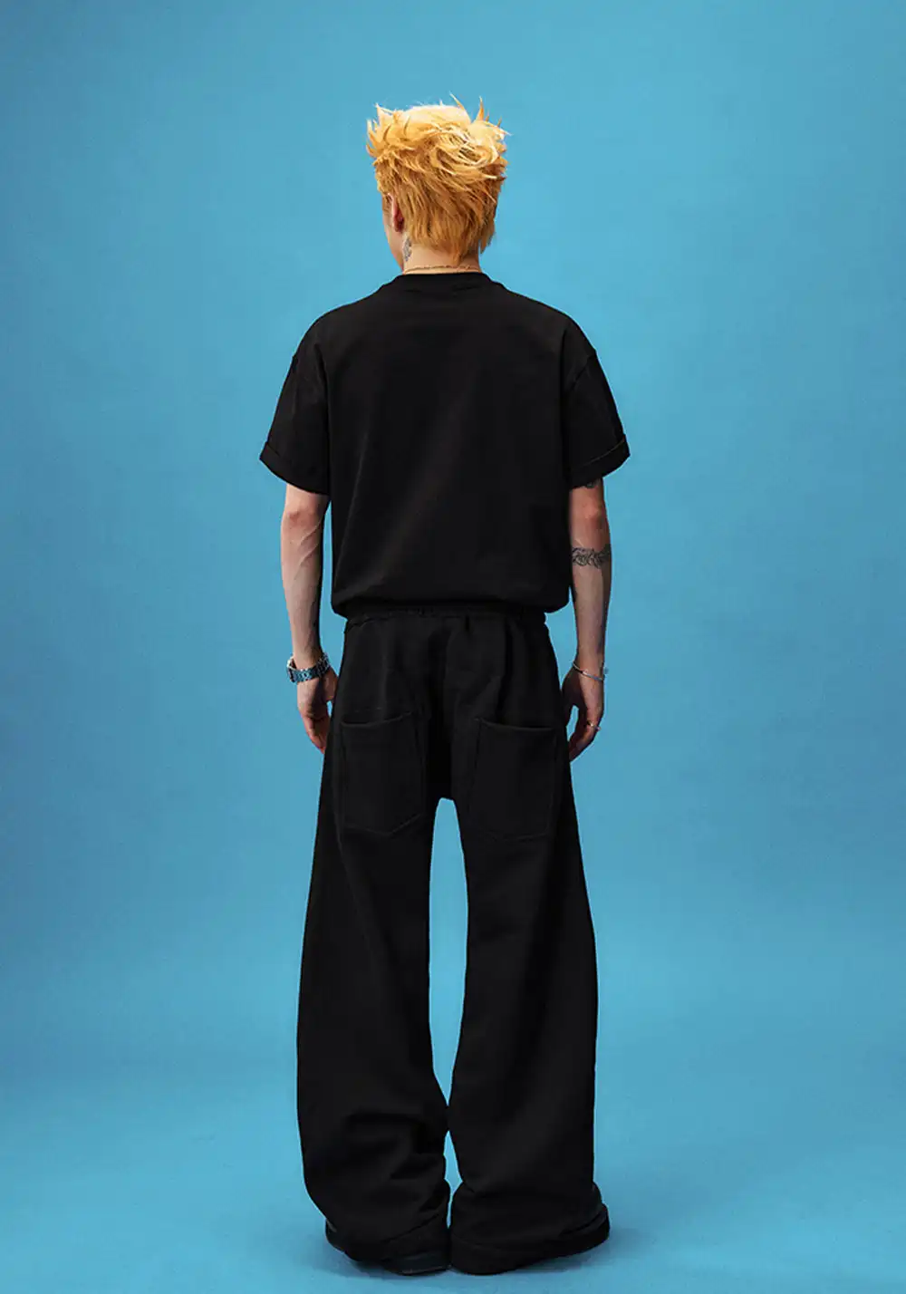 YADcrew丨Pearl Puzzle Logo Scimitar Sweatpants