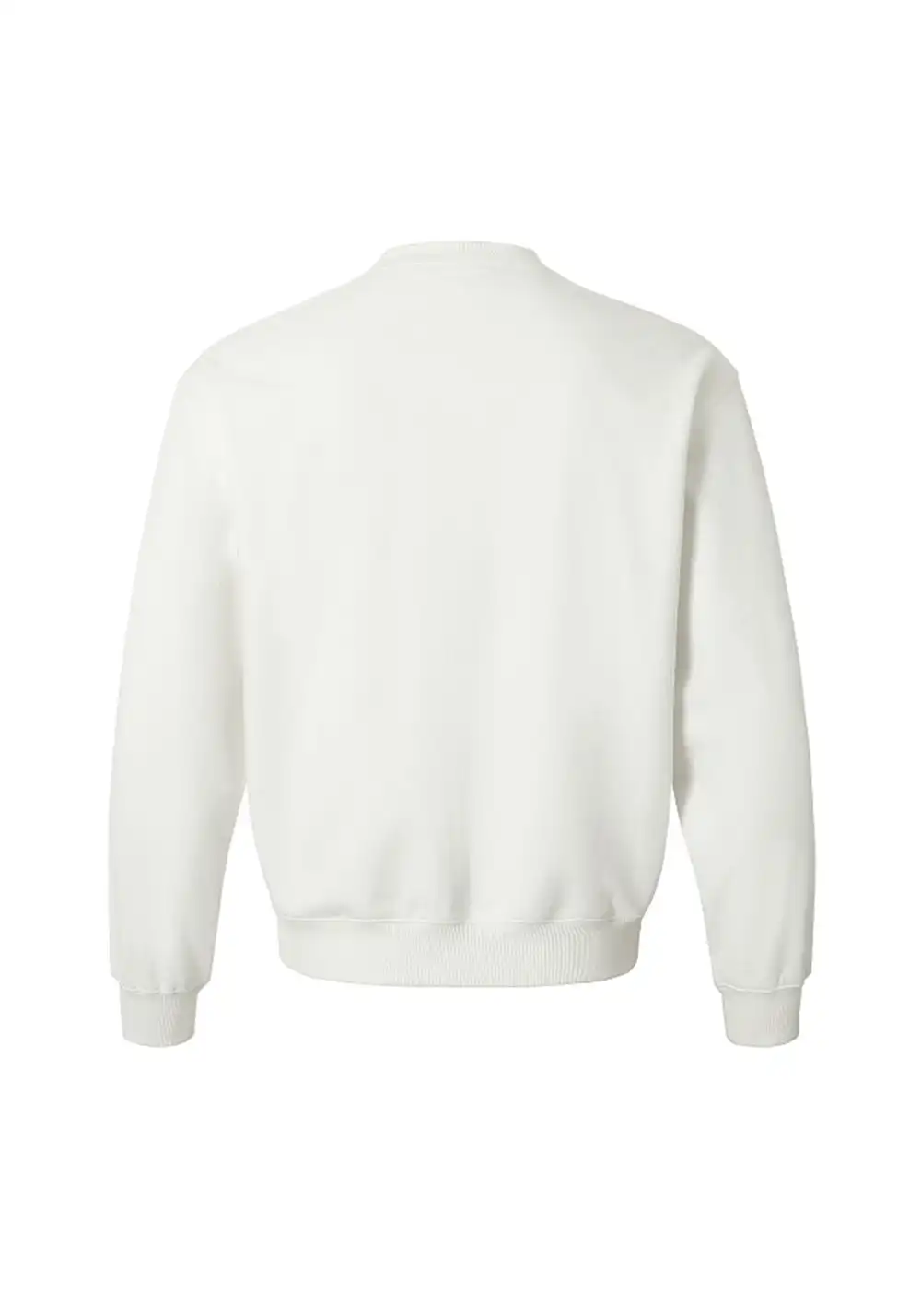 YADcrew丨Pearl Appliqué Basic Crew Neck Sweatshirt