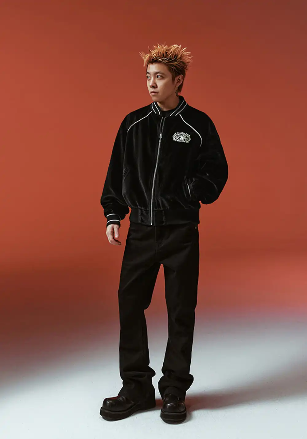 YADcrew丨Velvet Pearl Embroidered Court Style Jacket