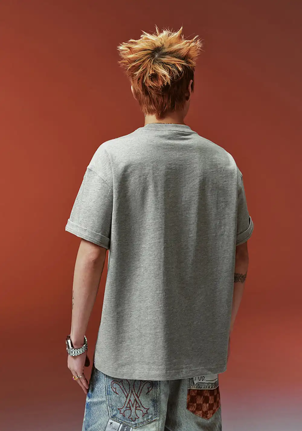 YADcrew丨Pearl Logo Print Short Sleeve
