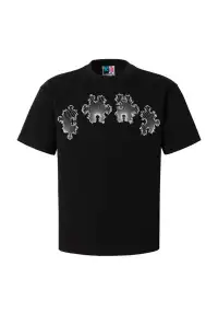 YADcrew丨YADcrew Baroque Mosaic Tee-Black