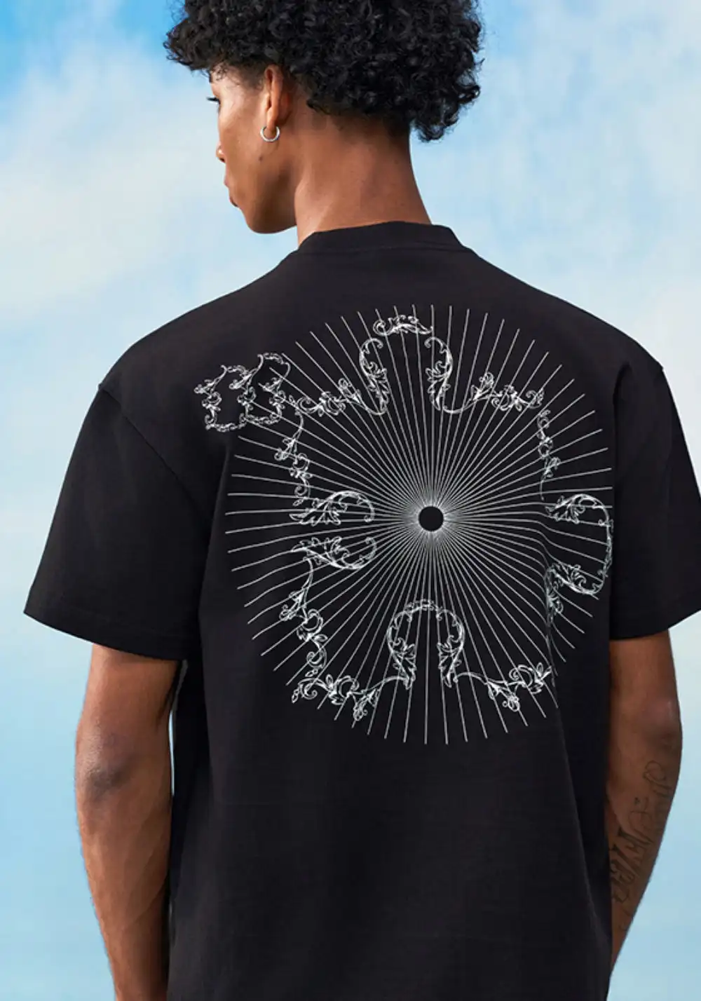 YADcrew丨YADcrew Baroque Mosaic Tee-Black