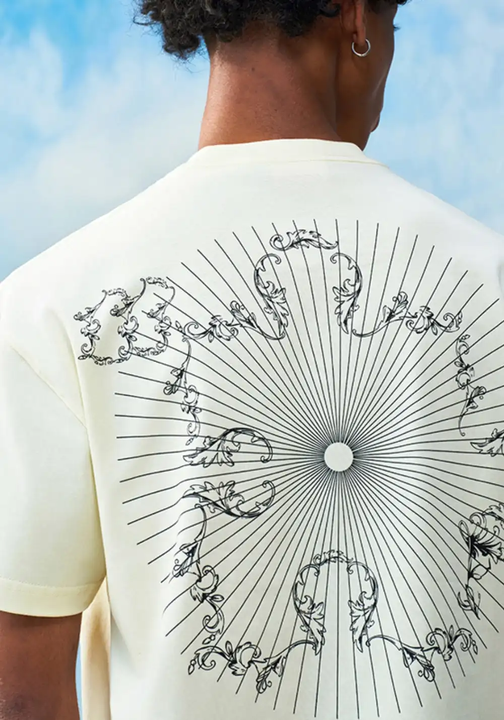 YADcrew丨YADcrew Baroque Mosaic Tee-White