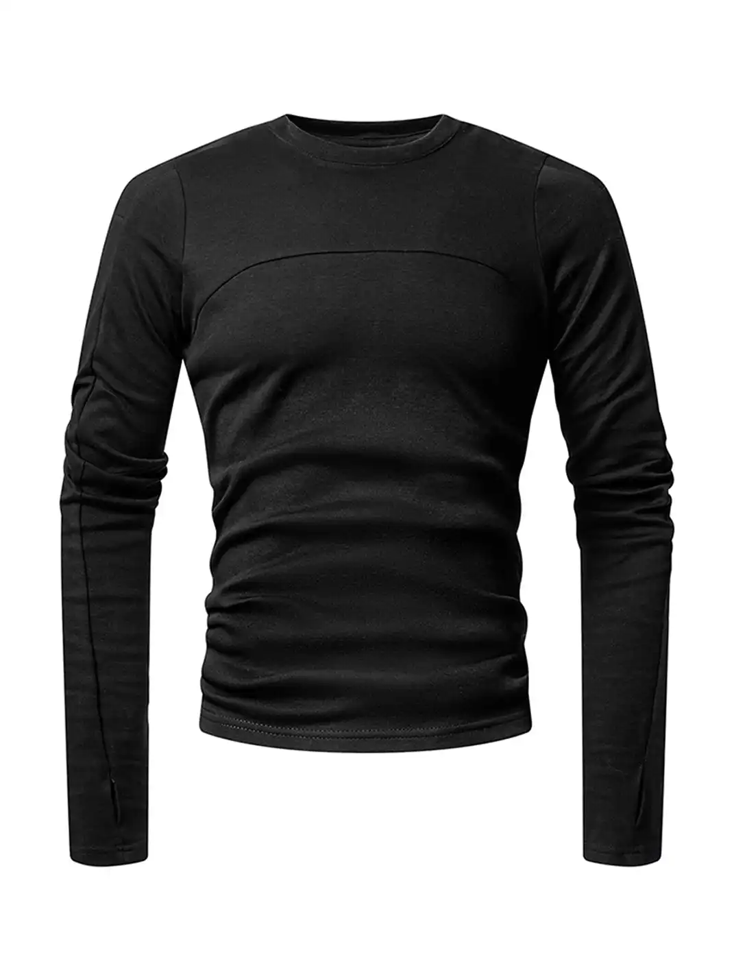 REBEL WAVE | Cross Print Slim Fit Gothic Tee