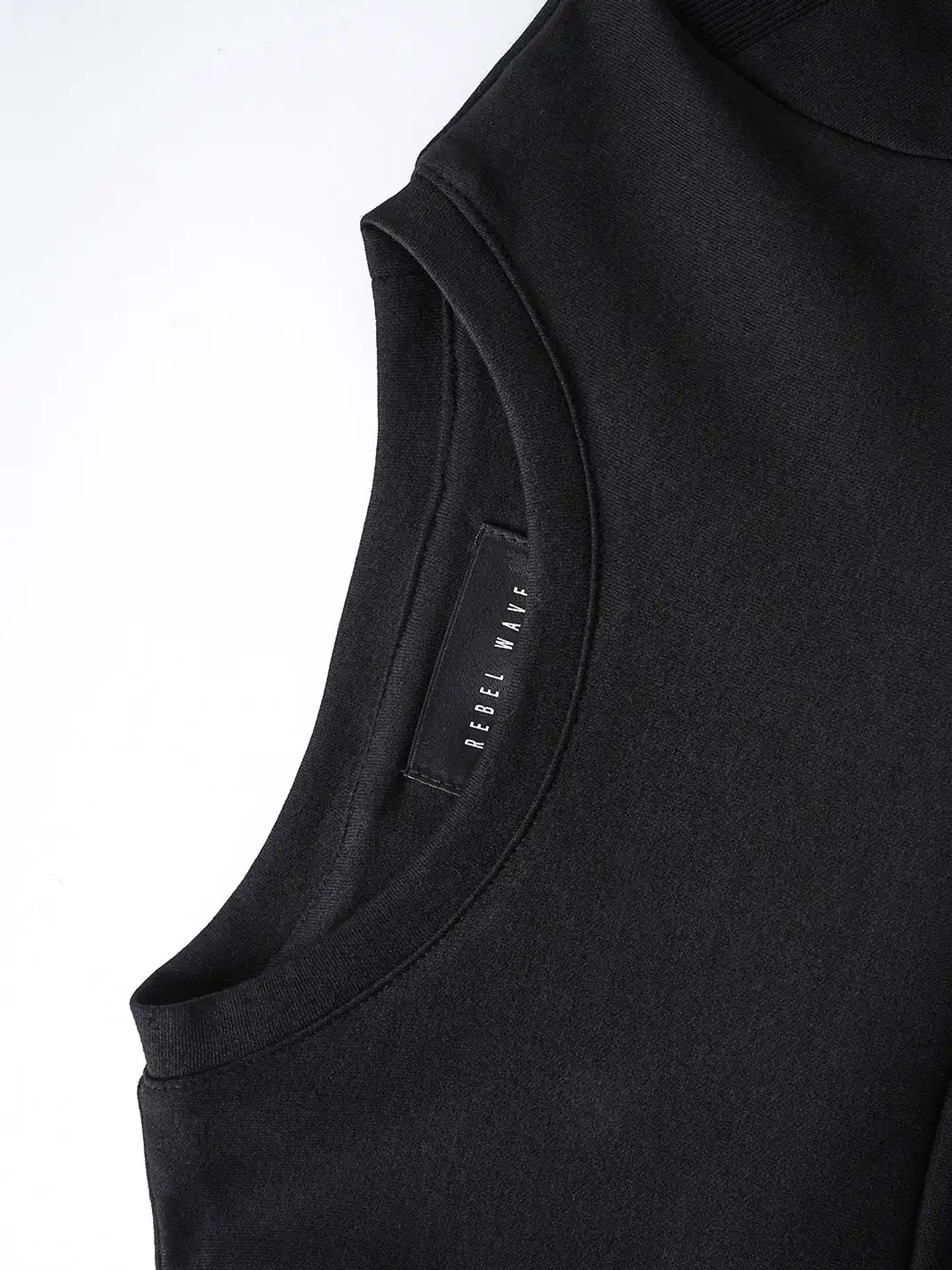 REBEL WAVE | Cross Print Slim Fit Gothic Tee