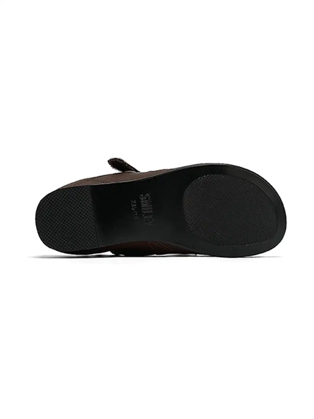 SMILEY | Ballet Flats Round Toe Shoes-Brown