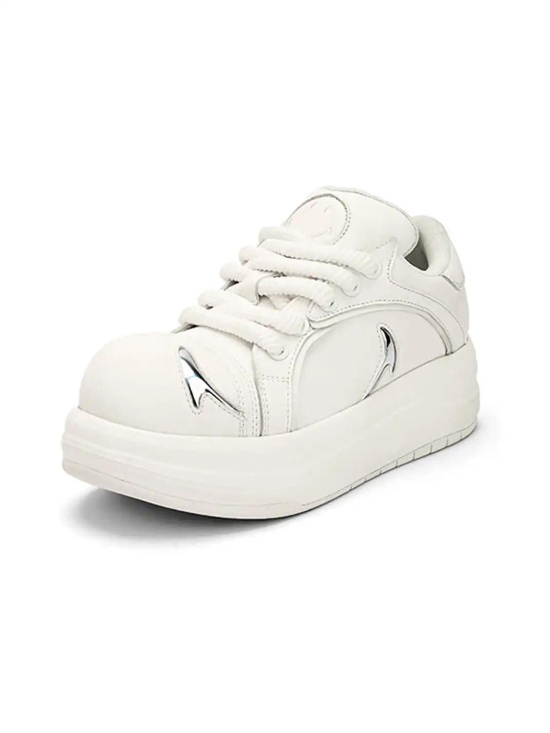 SMILEY | Beluga Series-White&Silver