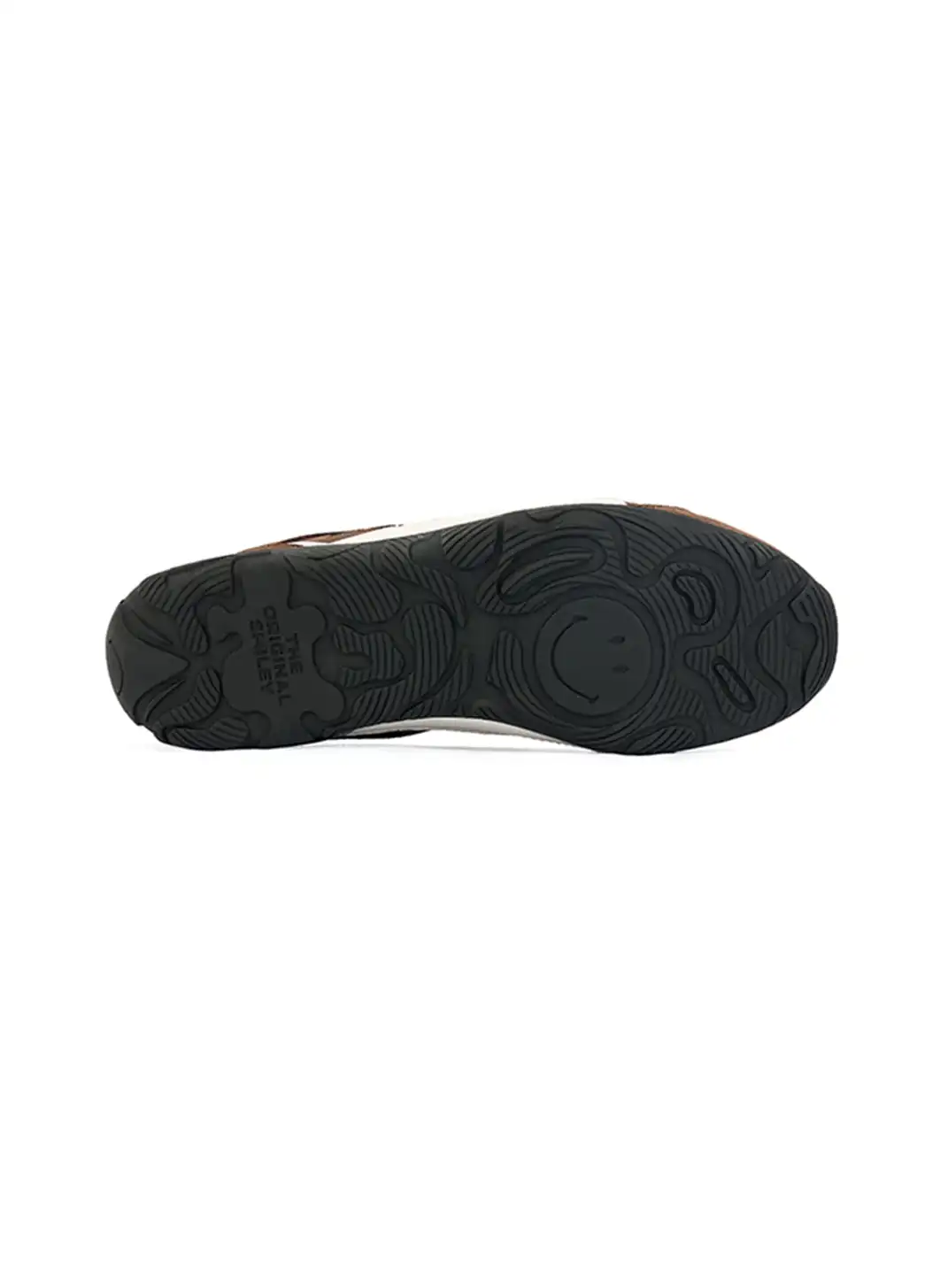 SMILEY | Retro Racing Thin Sole Sneakers-Brown