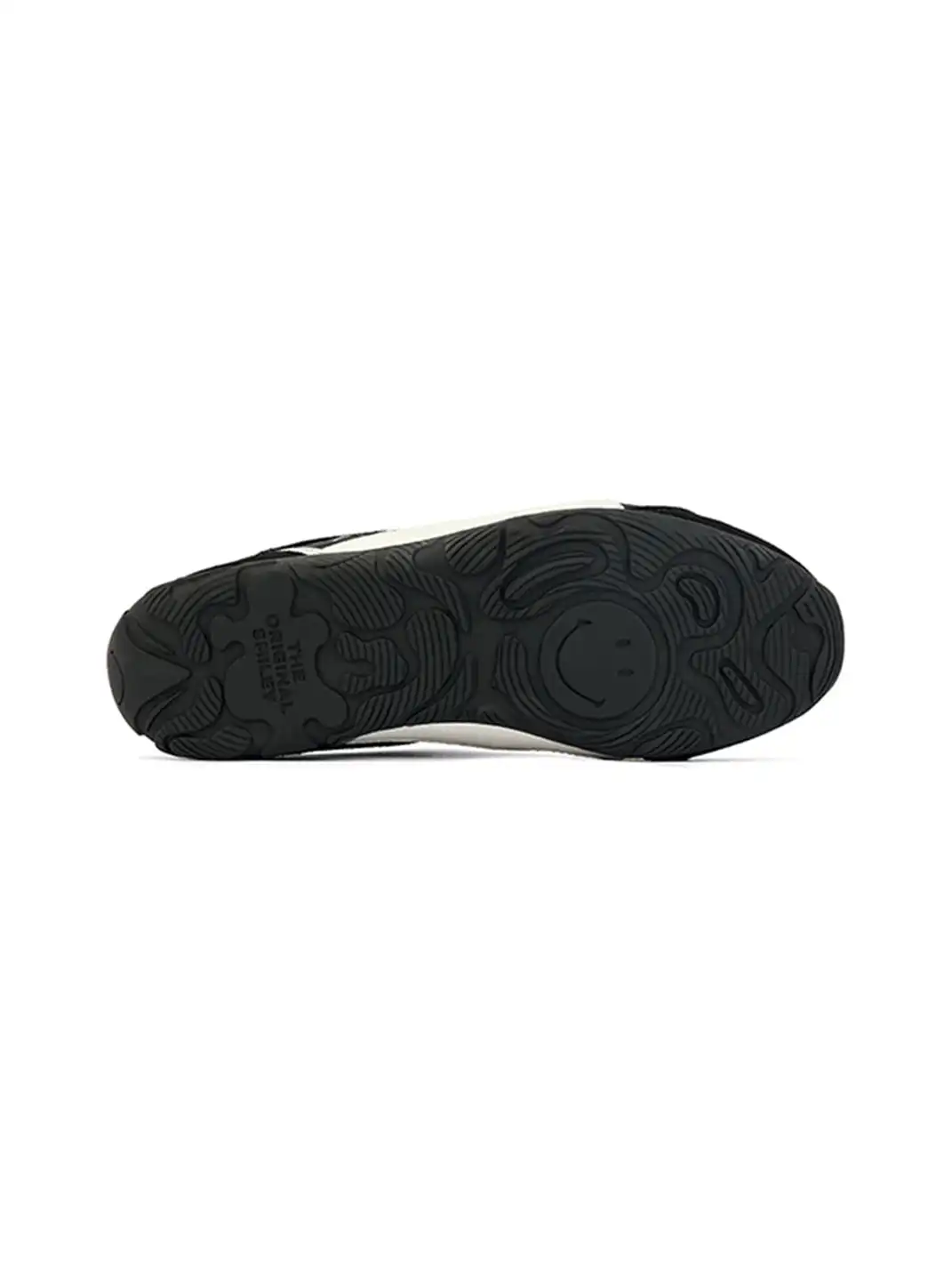 SMILEY | Retro Racing Thin Sole Sneakers-Black