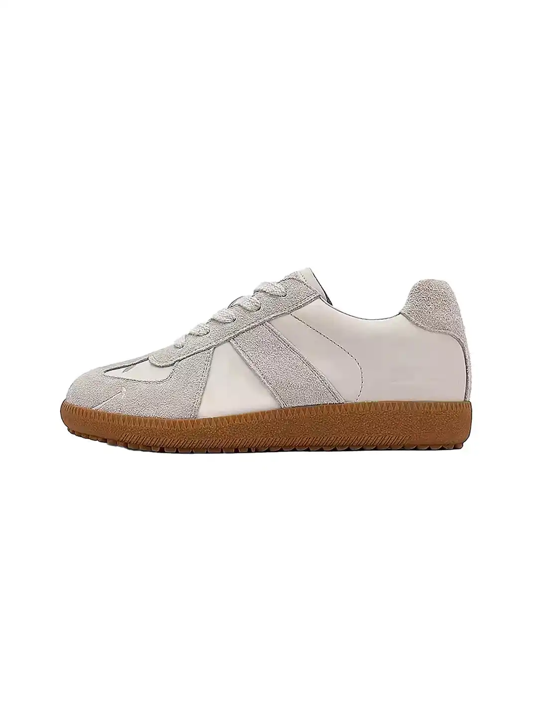 SMILEY | Mango Toe Retro Casual Sneakers-Gray