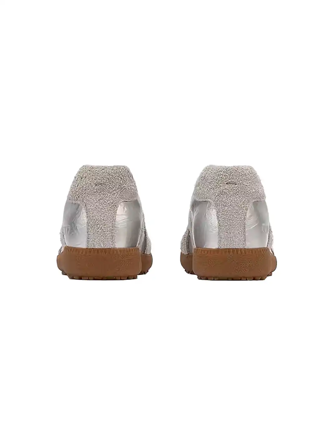 SMILEY | Mango Toe Retro Casual Sneakers-Silver
