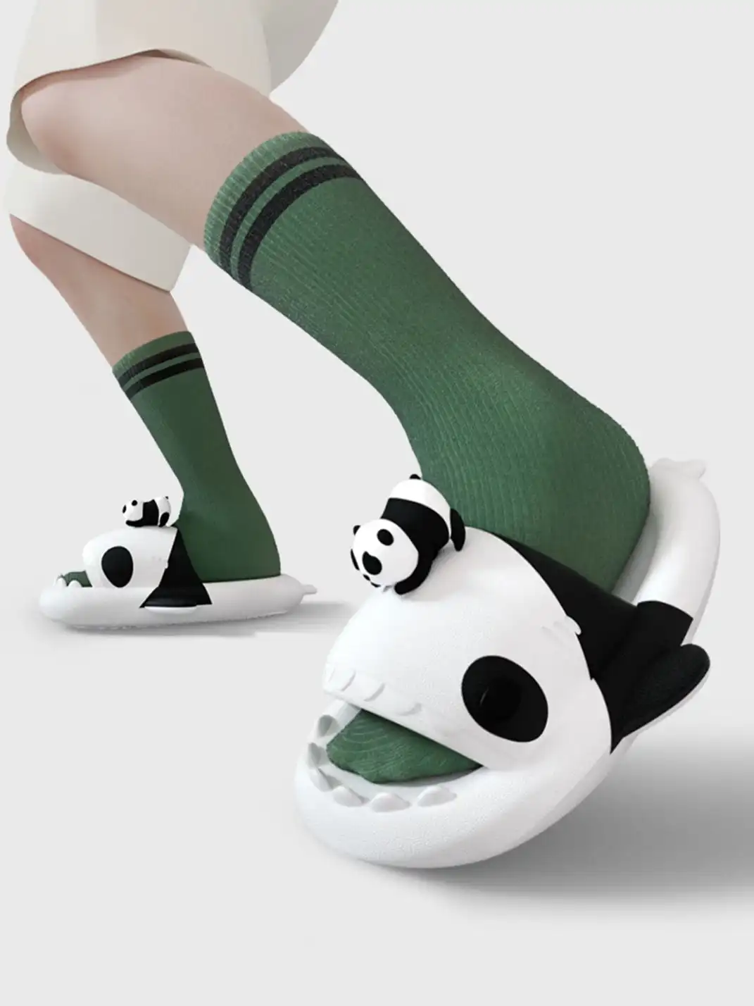 Chedoir | Panda Shark Anti-Slip Slides