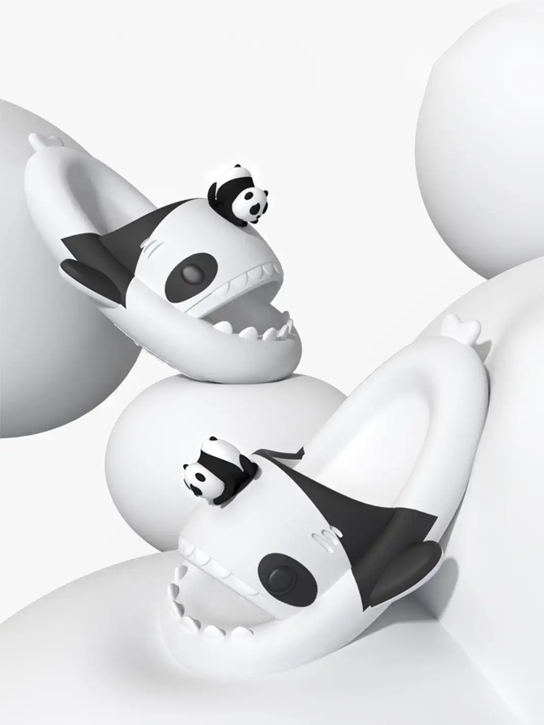 Chedoir | Panda Shark Anti-Slip Slides