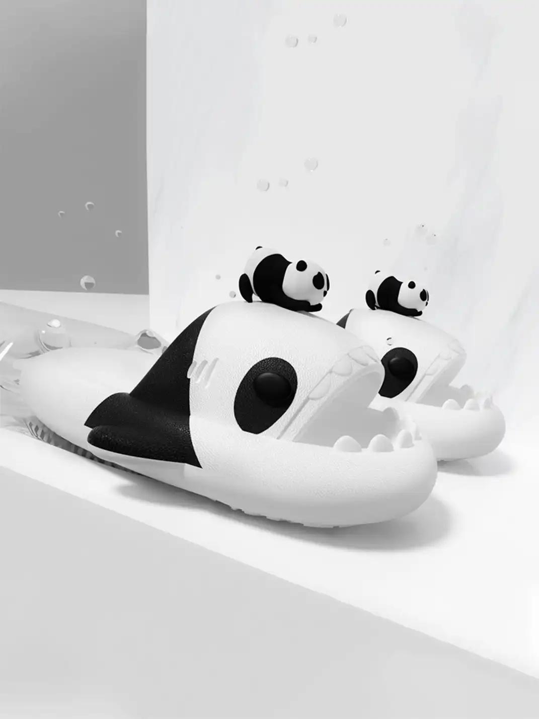 Chedoir | Panda Shark Anti-Slip Slides