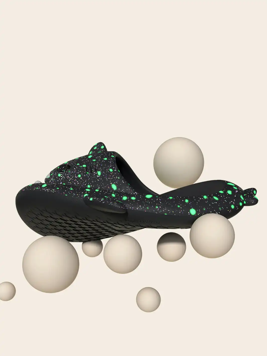 Chedoir | Glow-In-Dark Shark Anti-Slip Slides