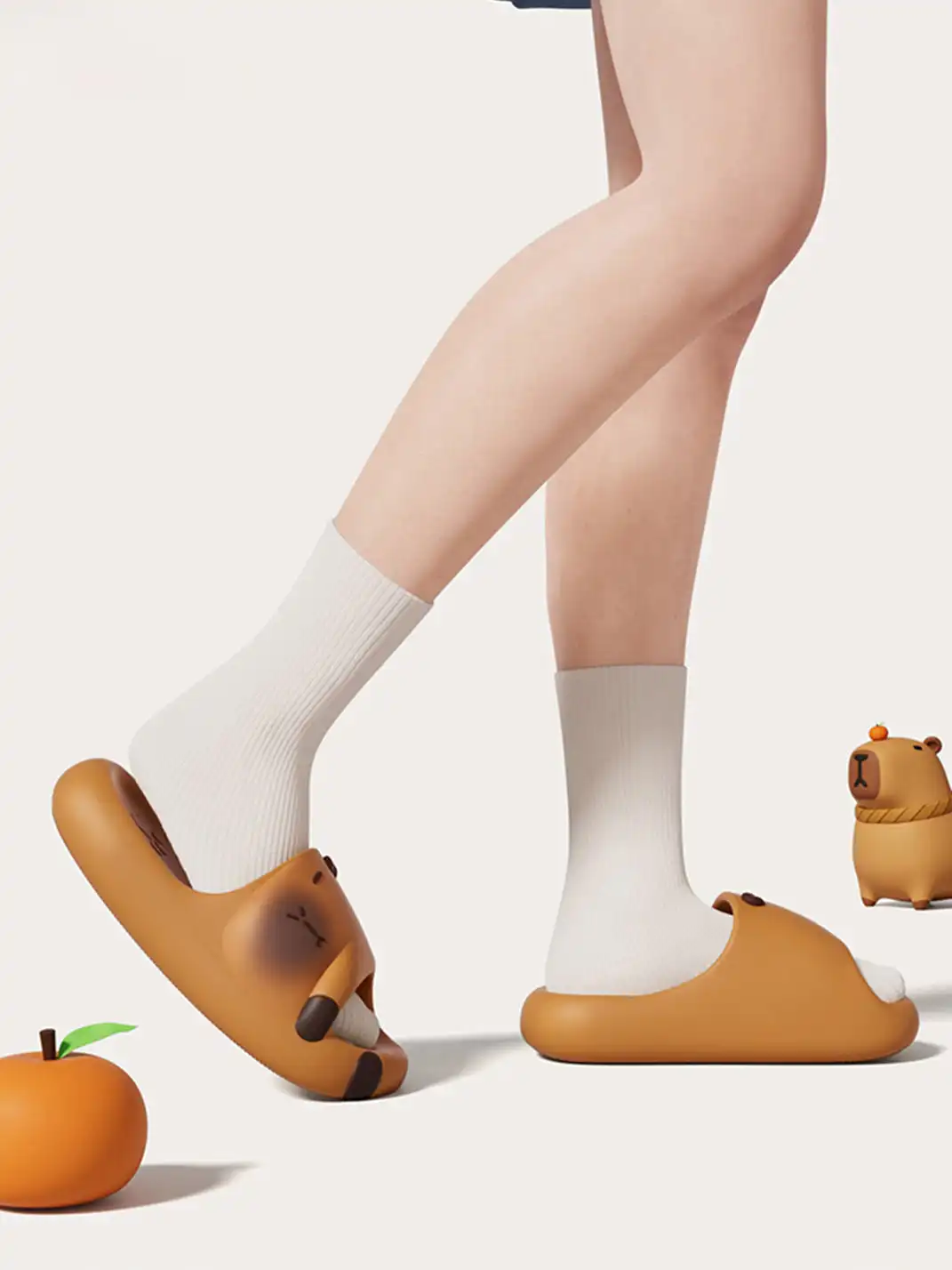 Chedoir | Capybara Closed Toe Anti-Slip Slides