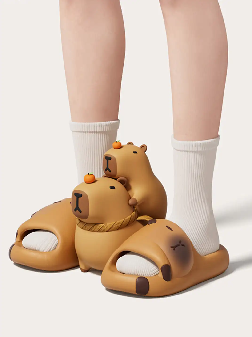 Chedoir | Capybara Closed Toe Anti-Slip Slides