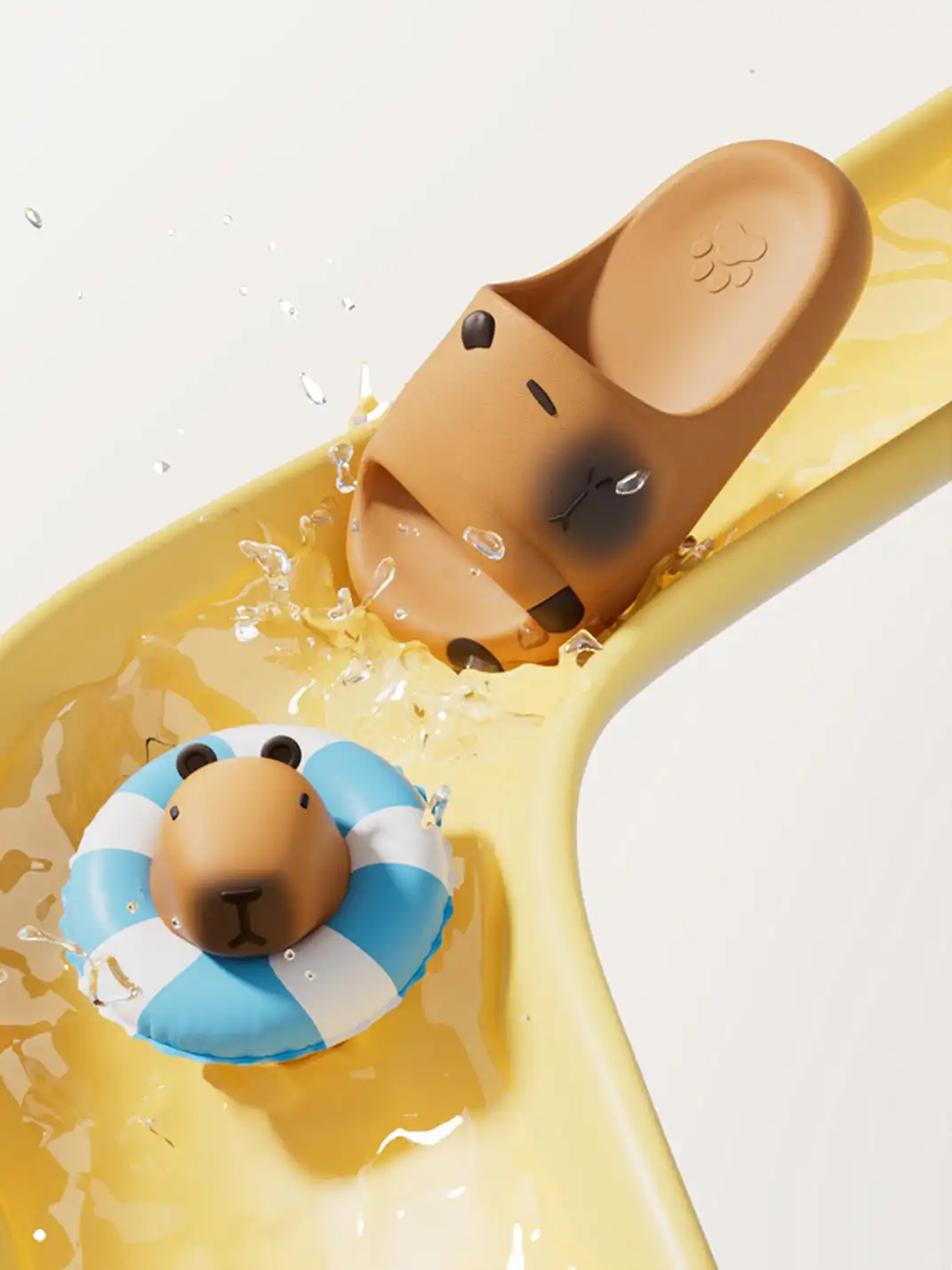 Chedoir | Capybara Closed Toe Anti-Slip Slides