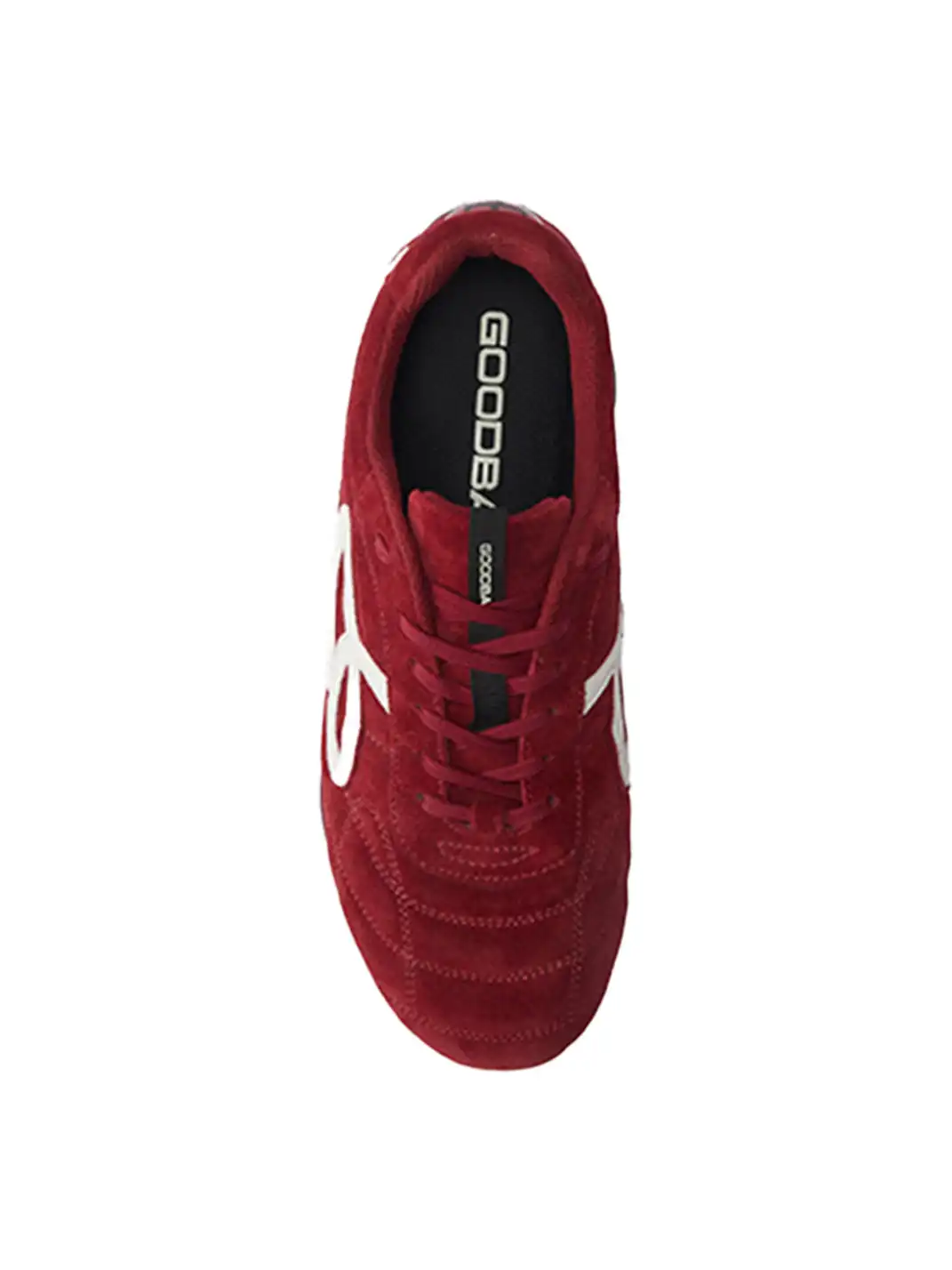 GOODBAI | Retro Velvet Soccer Football Flat Trainer-Red