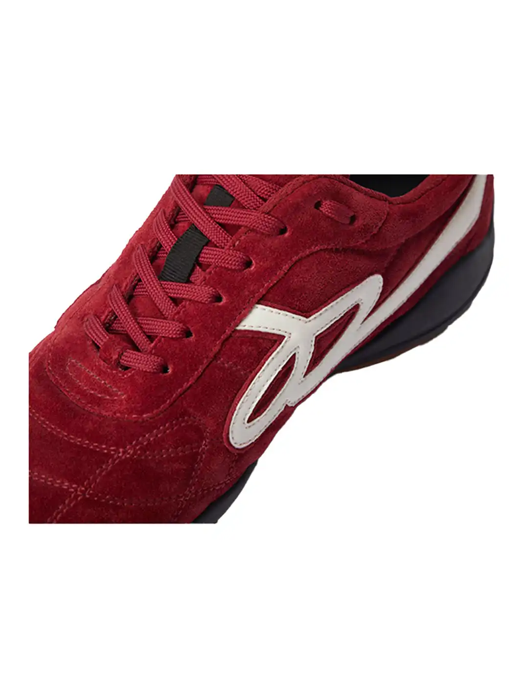 GOODBAI | Retro Velvet Soccer Football Flat Trainer-Red