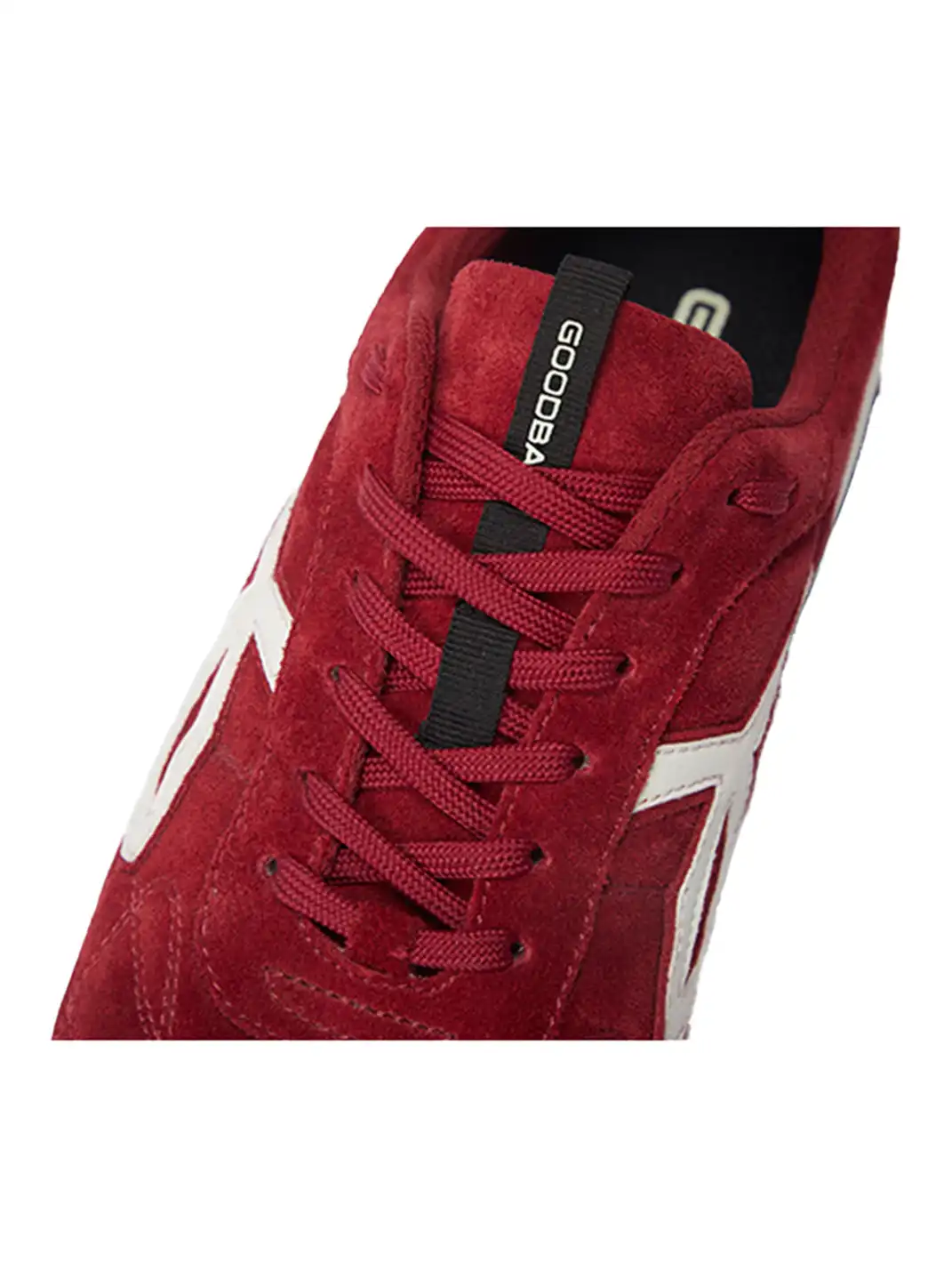 GOODBAI | Retro Velvet Soccer Football Flat Trainer-Red