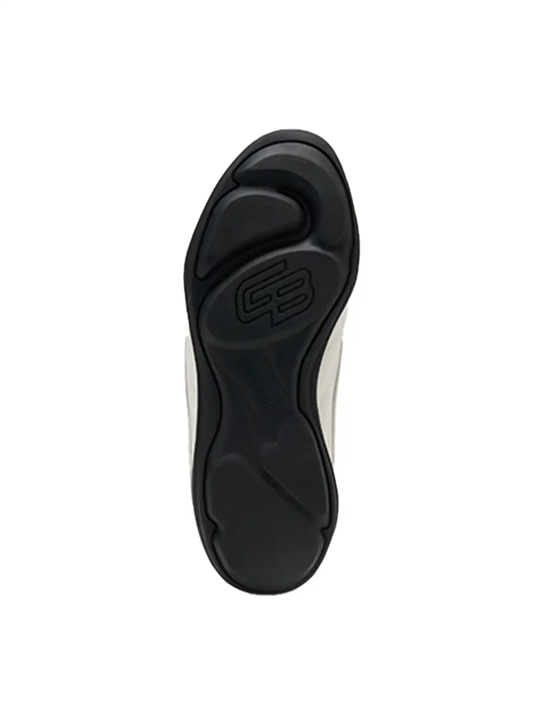 GOODBAI | Retro Leather Soccer Football Flat Trainer-Black&White