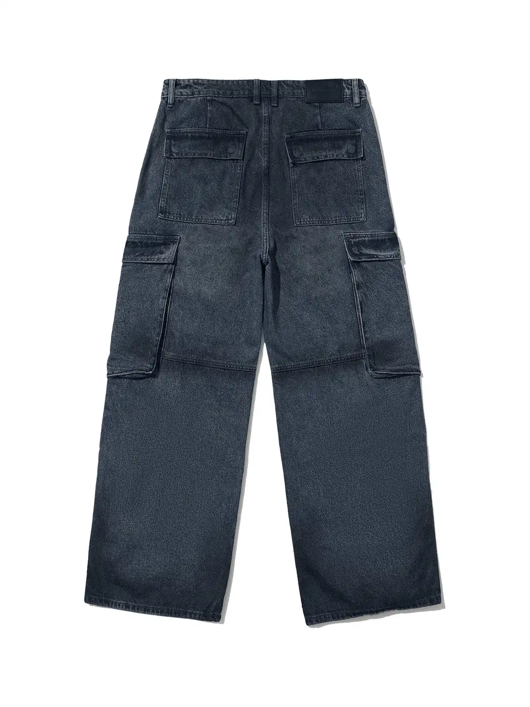 EGO FETCH丨Aged Wide Leg 6 Pockets Cargo Jeans