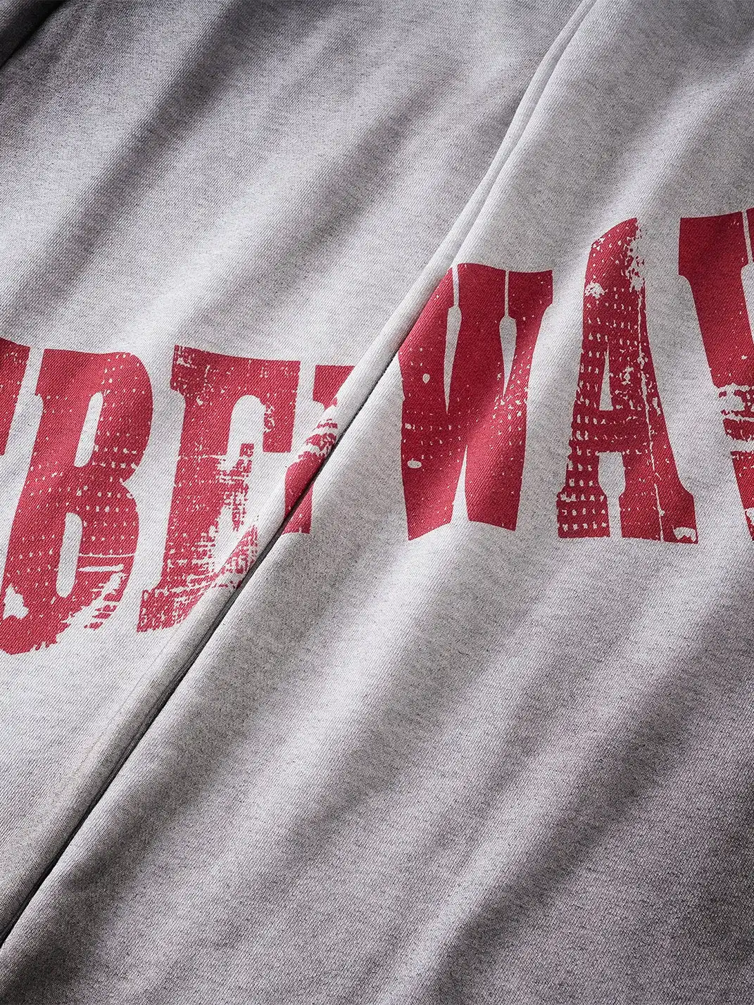 REBEL WAVE | Distressed Reversible Slogan Sweatpants