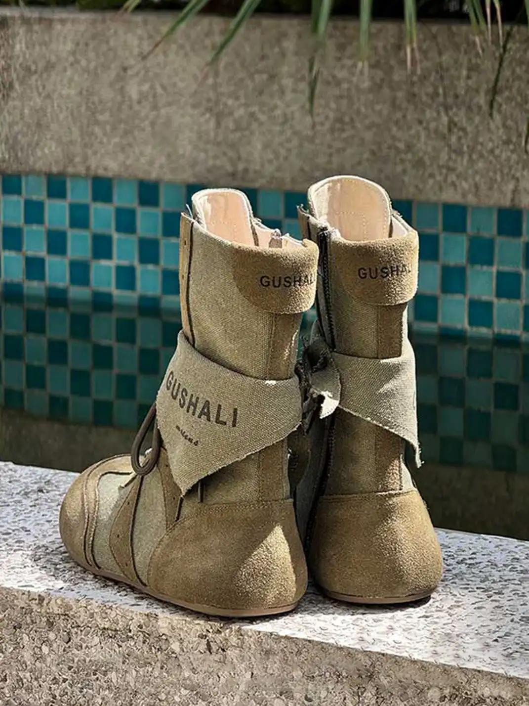 GSL | Hybrid Retro Boxing Trainer Boots With Kerchief
