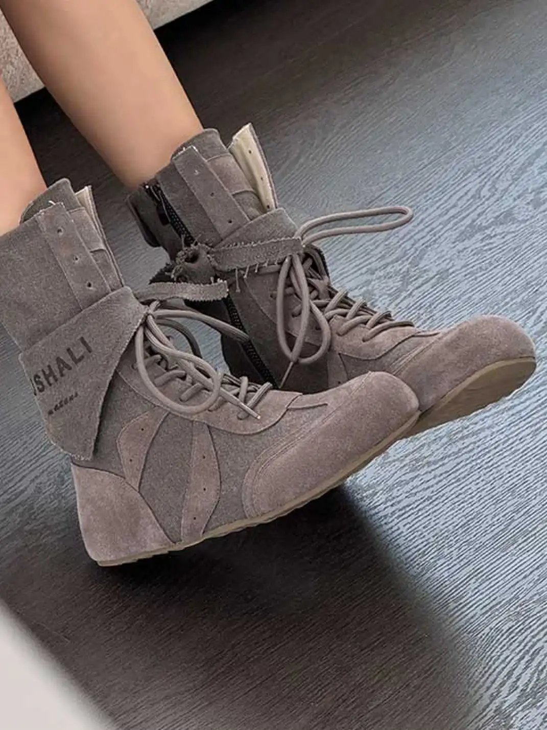GSL | Hybrid Retro Boxing Trainer Boots With Kerchief