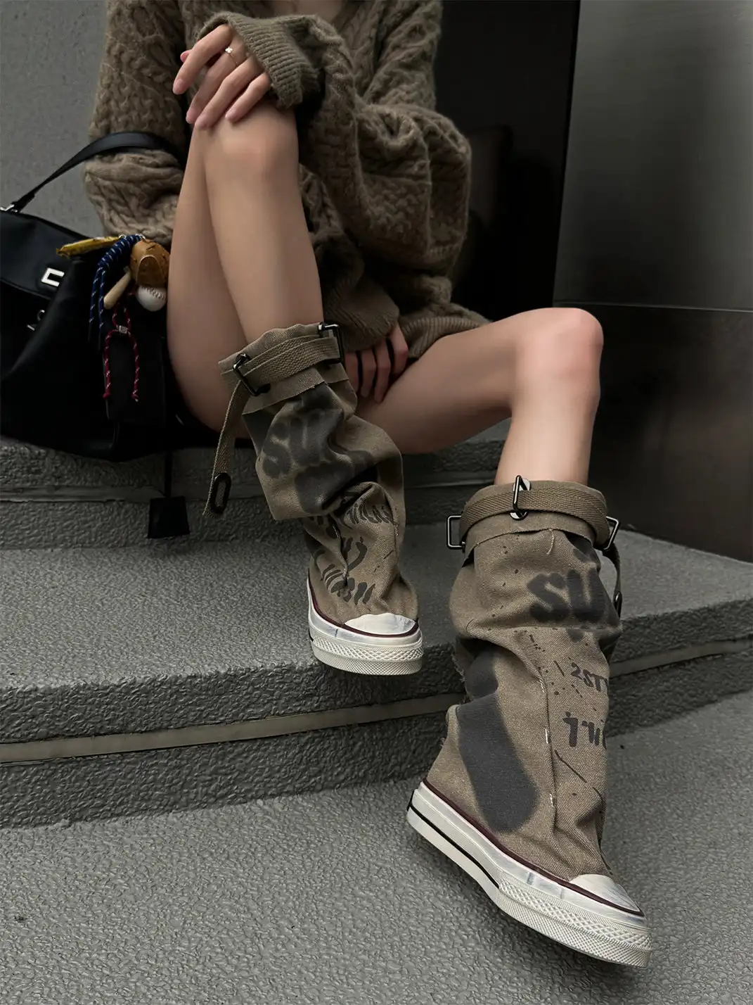 GSL | "Desert Chunk Taylor" Tall Boots