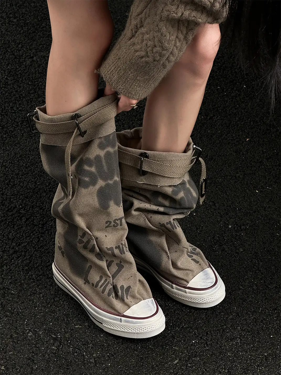 GSL | "Desert Chunk Taylor" Tall Boots