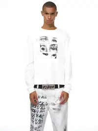 Fourth3ex | Eye Print Long Sleeve Sweatshirt