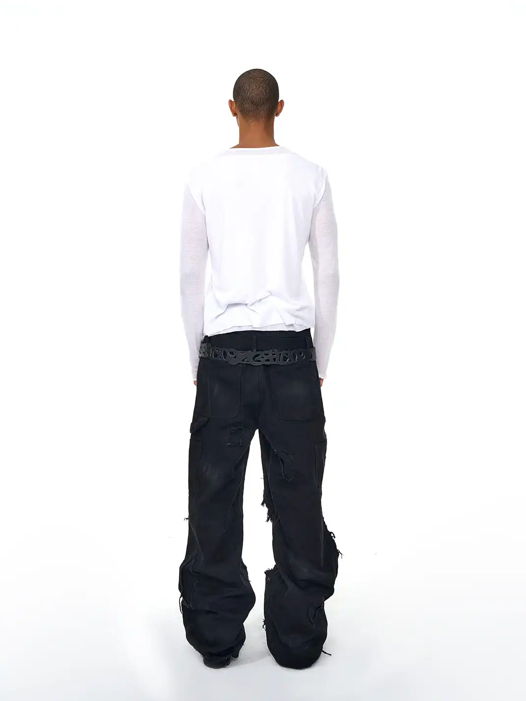 Fourth3ex | Punk Dog Double Layer Long Sleeve Tee