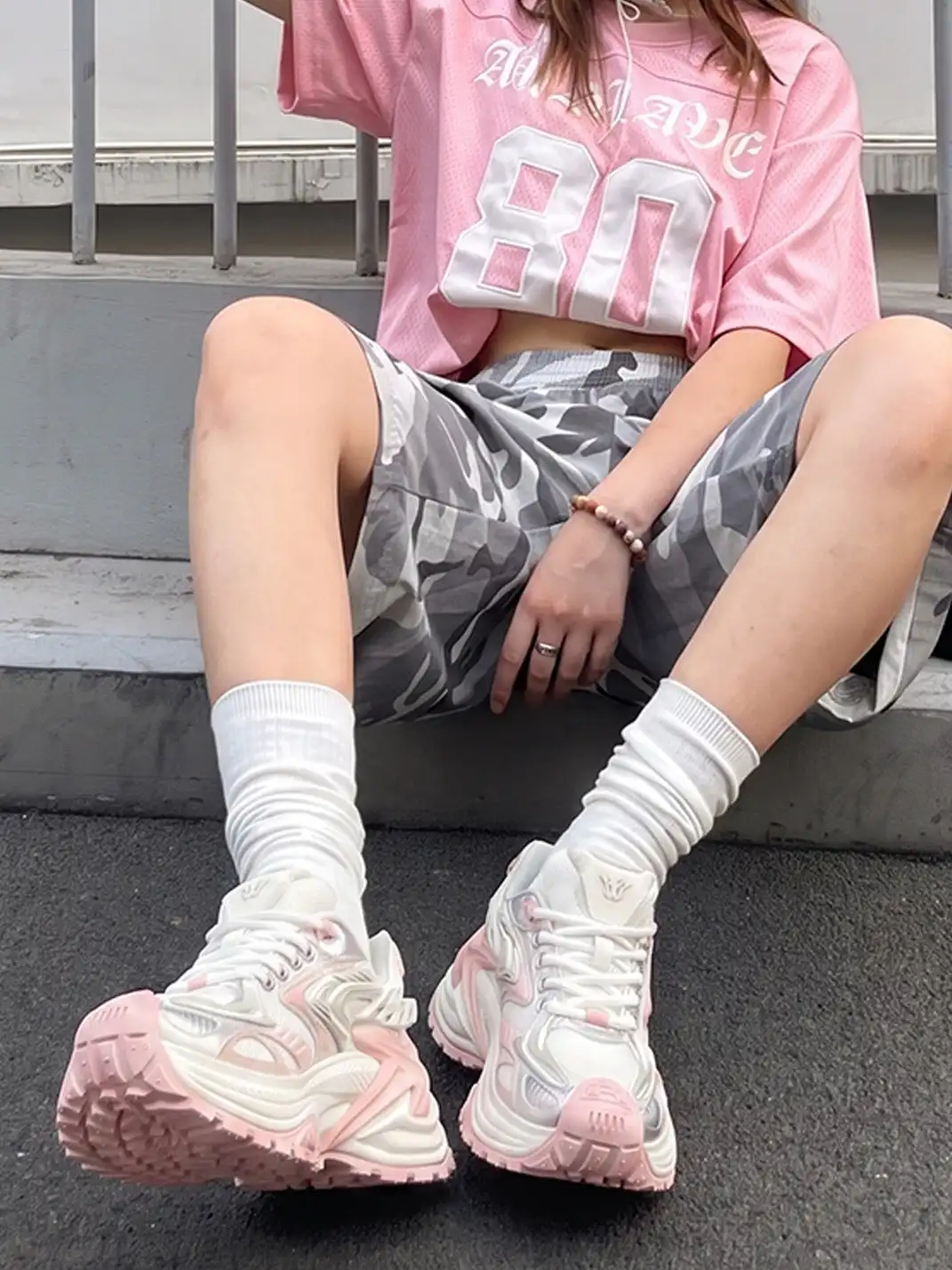 OGR | āRattlesnake OGā Chunky Sneaker-Pink
