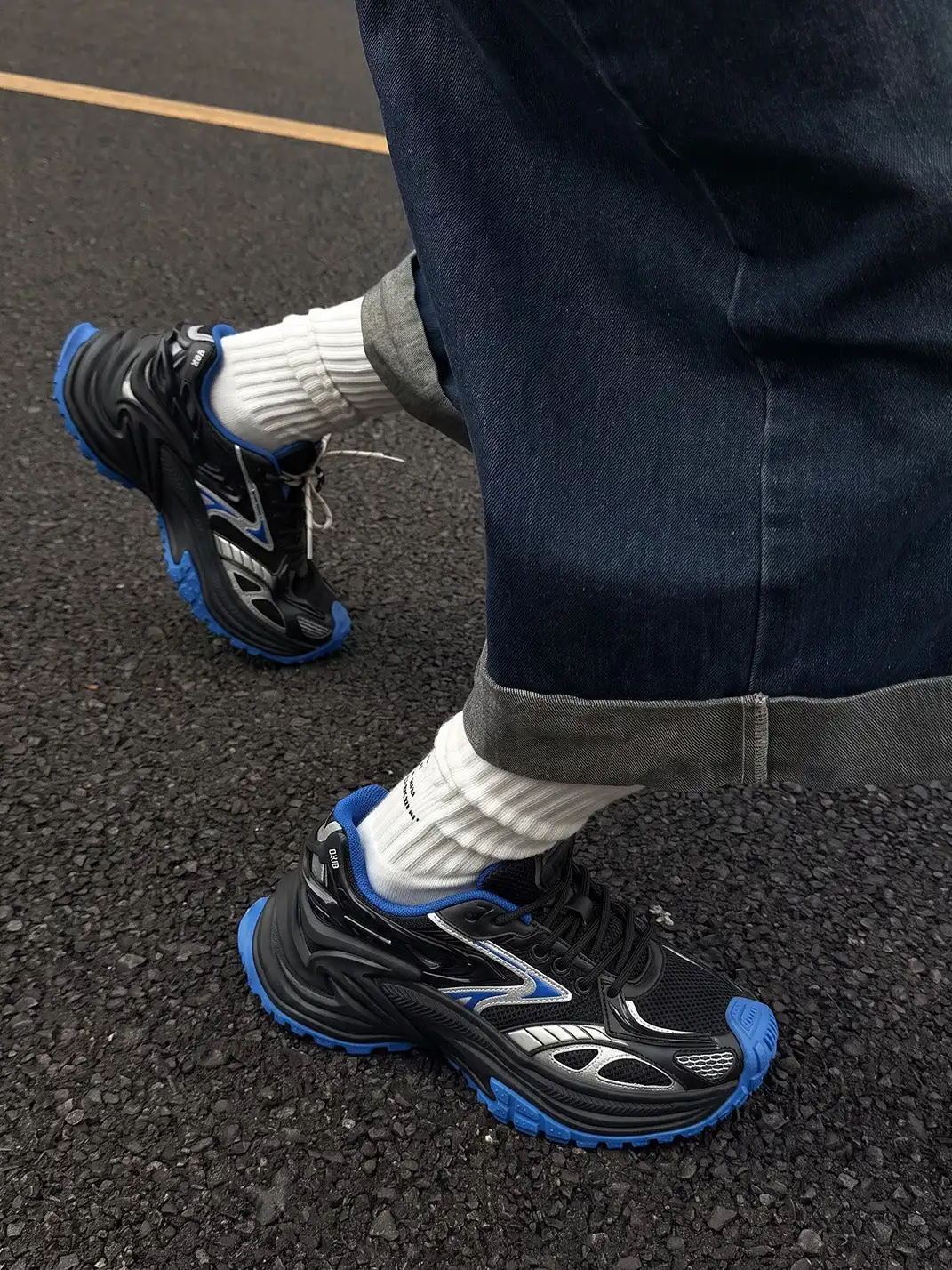 OGR | “Rattlesnake OG” Chunky Sneaker-Blue