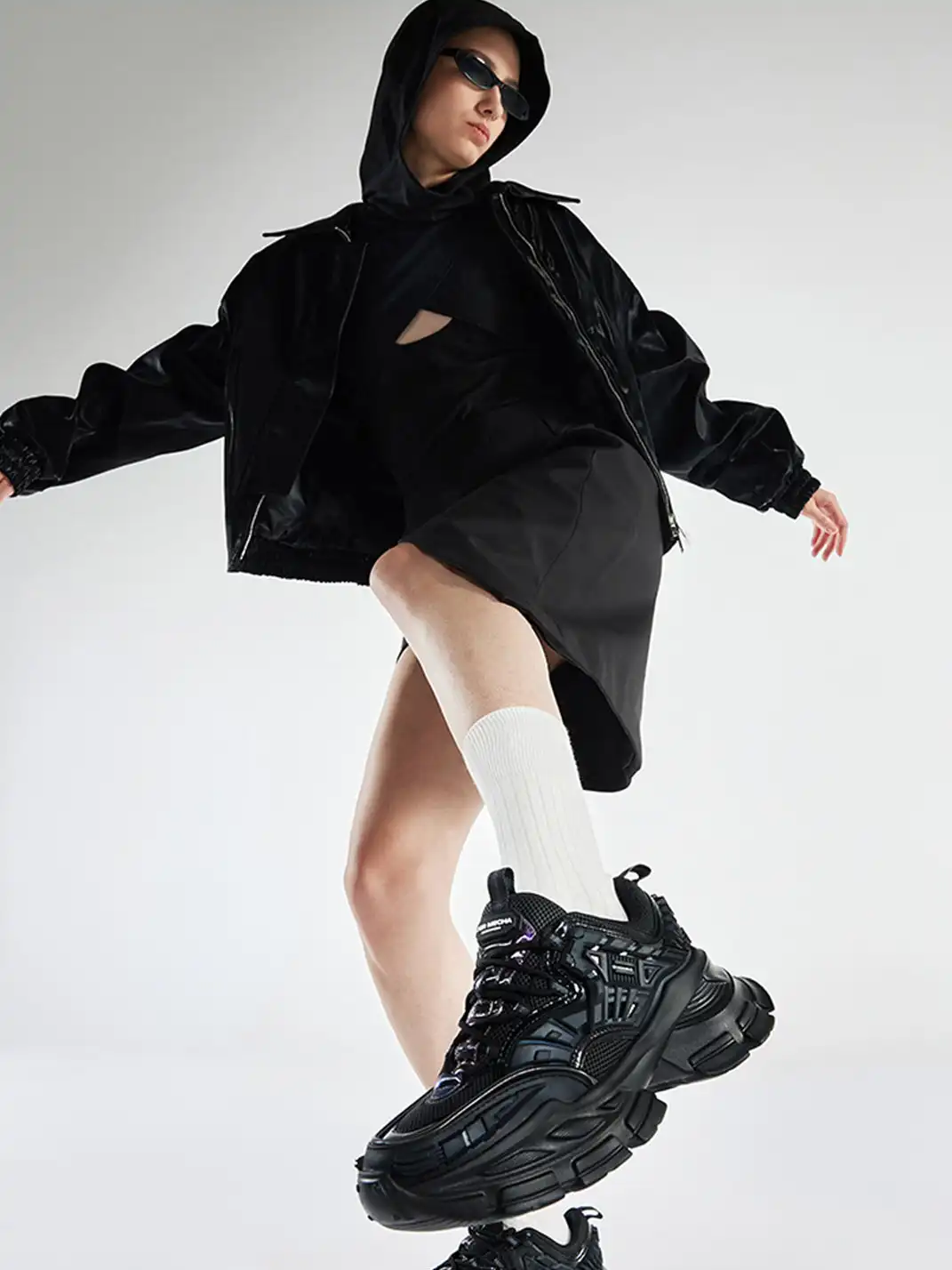 OGR | “Space Mecha” Chunky Sneaker-Black
