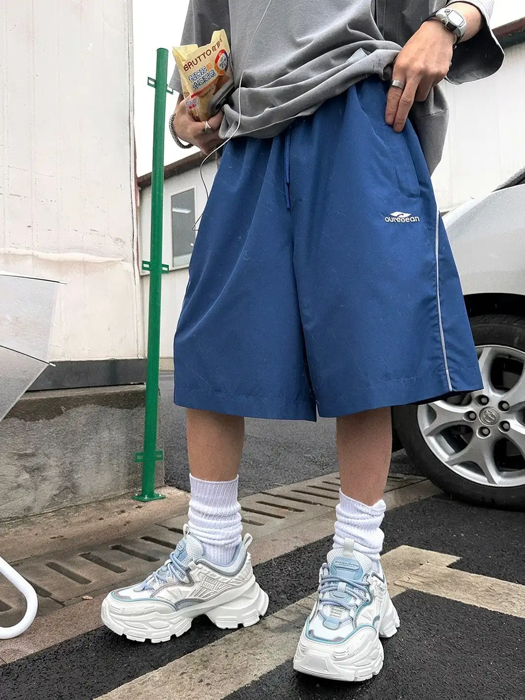 OGR | “Space Mecha” Chunky Sneaker-Blue