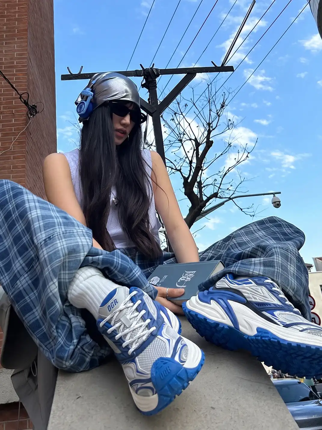 OGR | “Rattlesnake EX” Chunky Sneaker-Blue