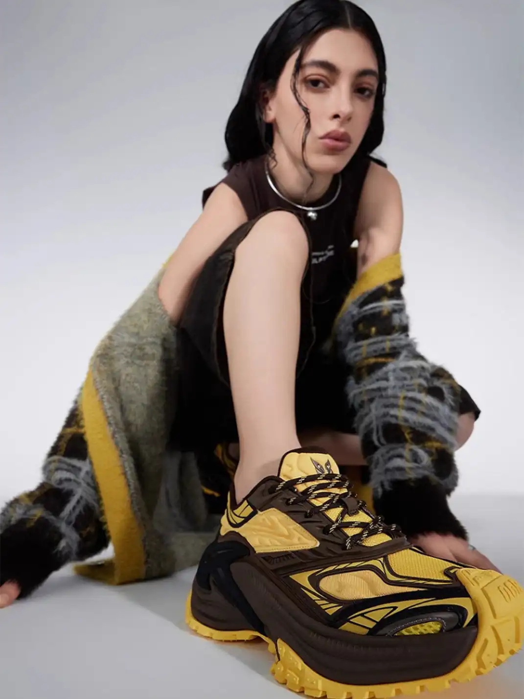 OGR | “Rattlesnake EX” Chunky Sneaker-Yellow