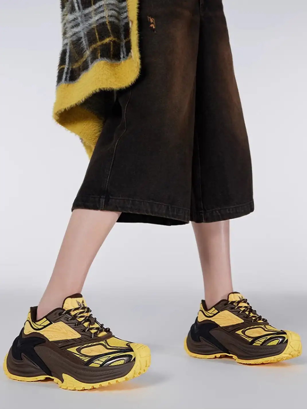 OGR | “Rattlesnake EX” Chunky Sneaker-Yellow