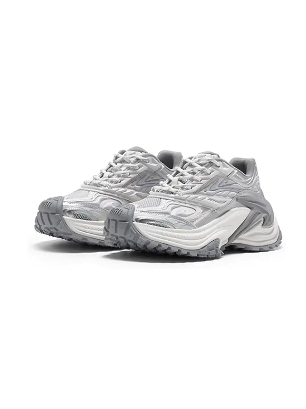 OGR | “Rattlesnake EX” Chunky Sneaker-Silver